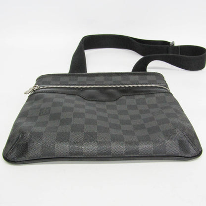 Louis Vuitton Thomas Damier Graphite, Black, Canvas, Shoulder Bag