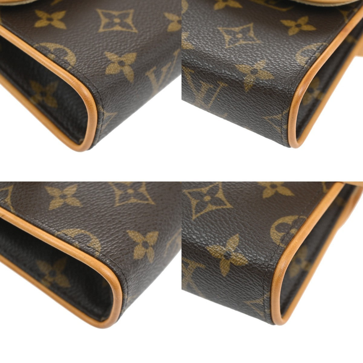 Louis Vuitton Florentine Waist Monogram Canvas, Brown, Canvas, Clutch