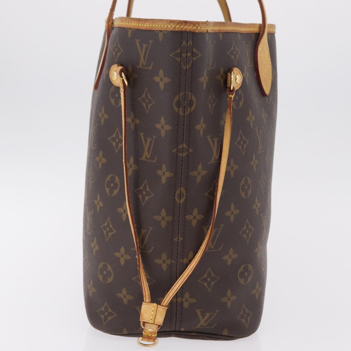 Louis Vuitton Neverfull Monogram Canvas, Brown, Canvas, Tote Bag