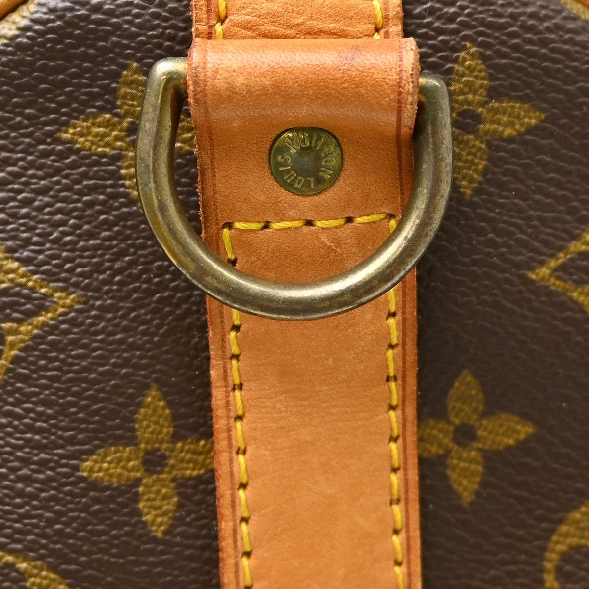 Louis Vuitton Keepall Bandoulière Monogram, Brown, Canvas, Travel Bag