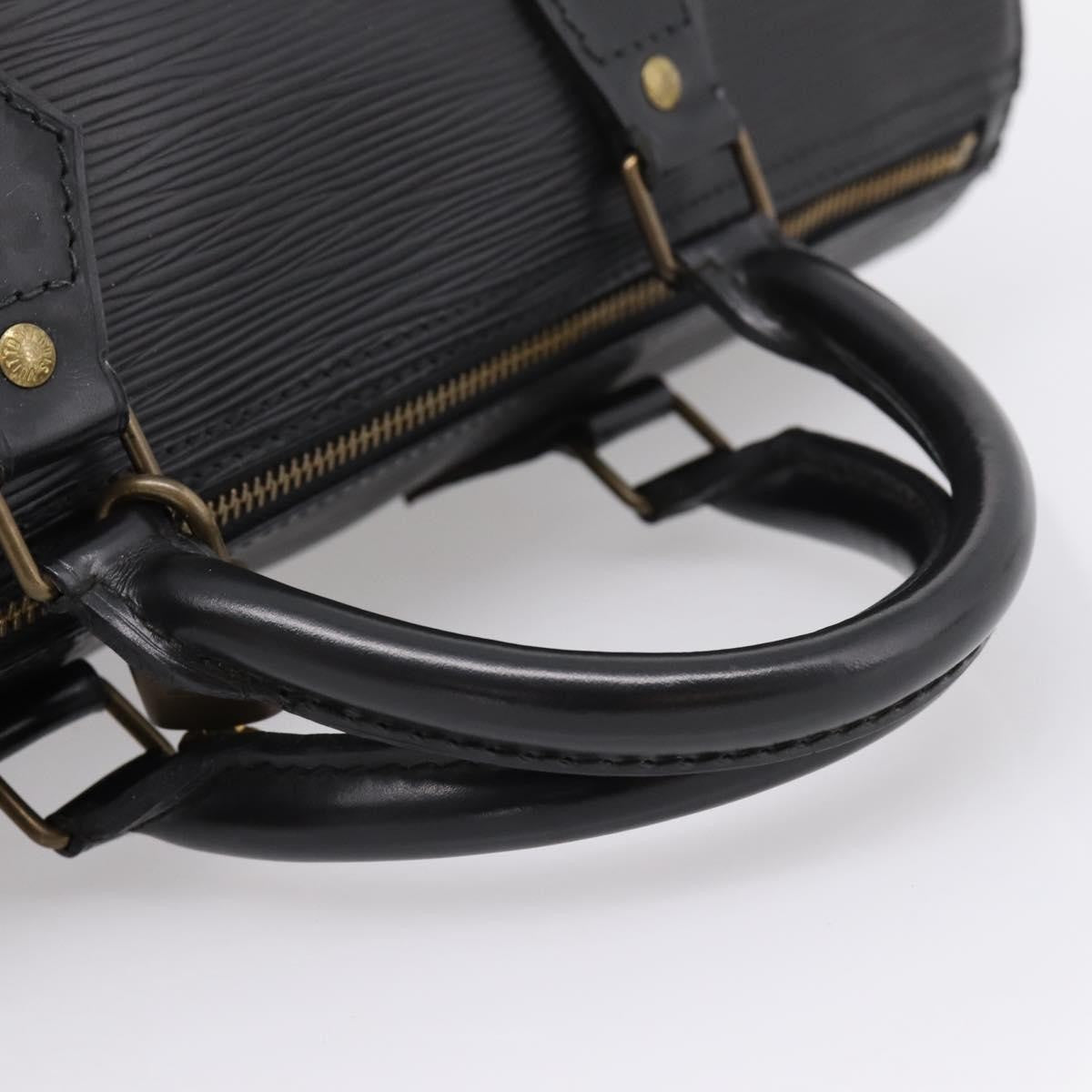 Louis Vuitton Speedy Epi Leather, Black, Leather, Handbag