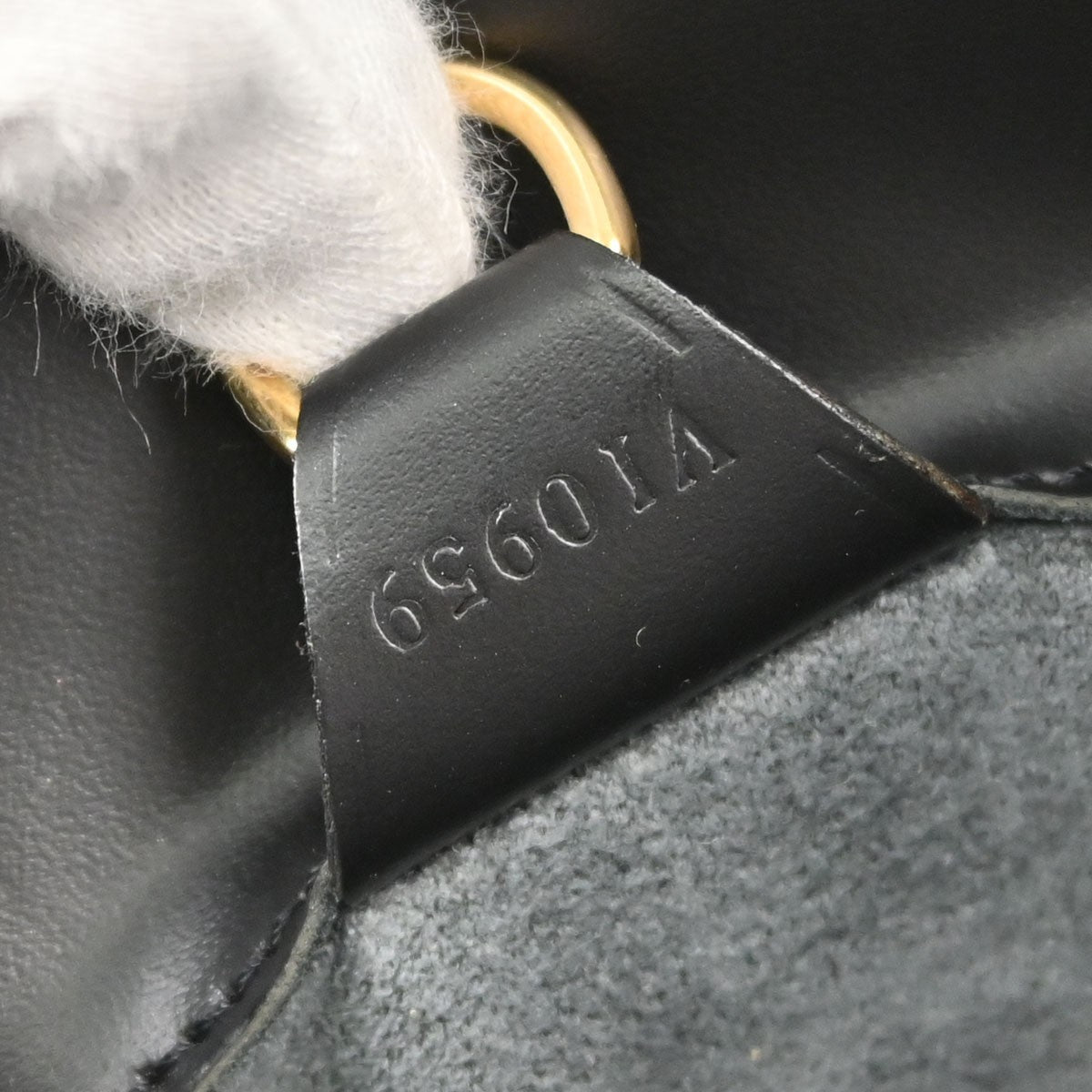 Louis Vuitton Noctambule Epi Leather, Black, Leather, Handbag