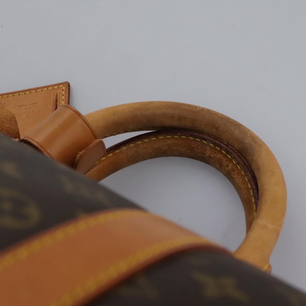 Louis Vuitton Keepall Bag Monogram Canvas, BROWN, CANVAS, Travel bag