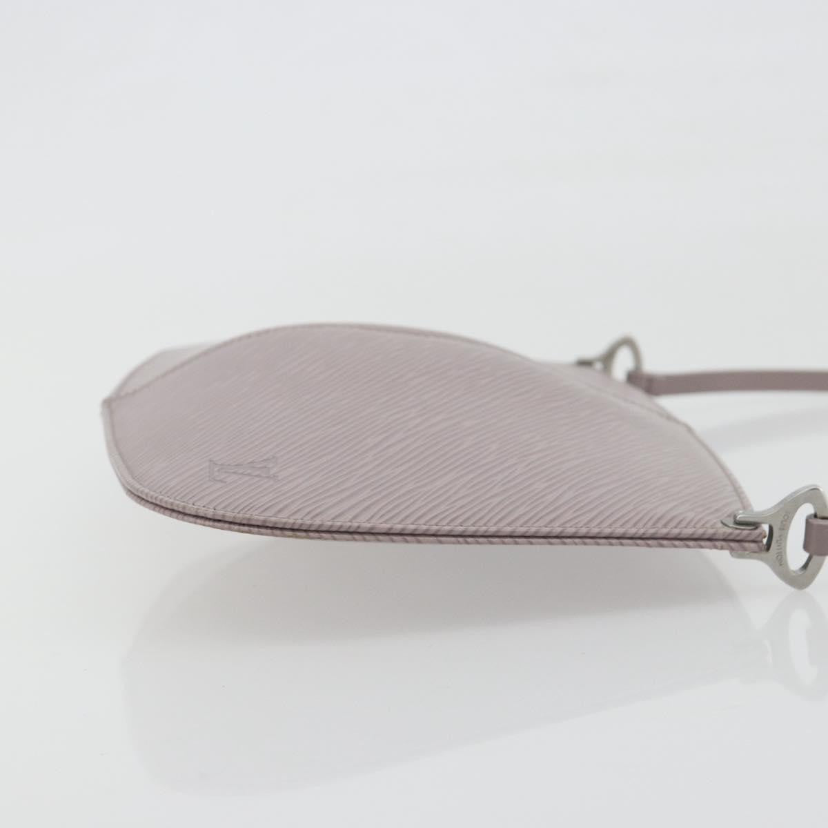 Louis Vuitton Demi Lune Pochette Epi Leather, Purple, Leather, Clutch