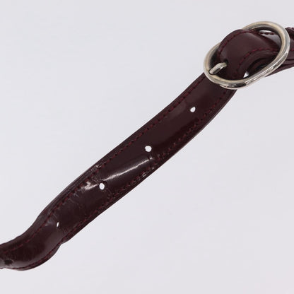 Cartier Panthère Shoulder Patent Leather, Burgundy, Patent Leather, Shoulder Bag