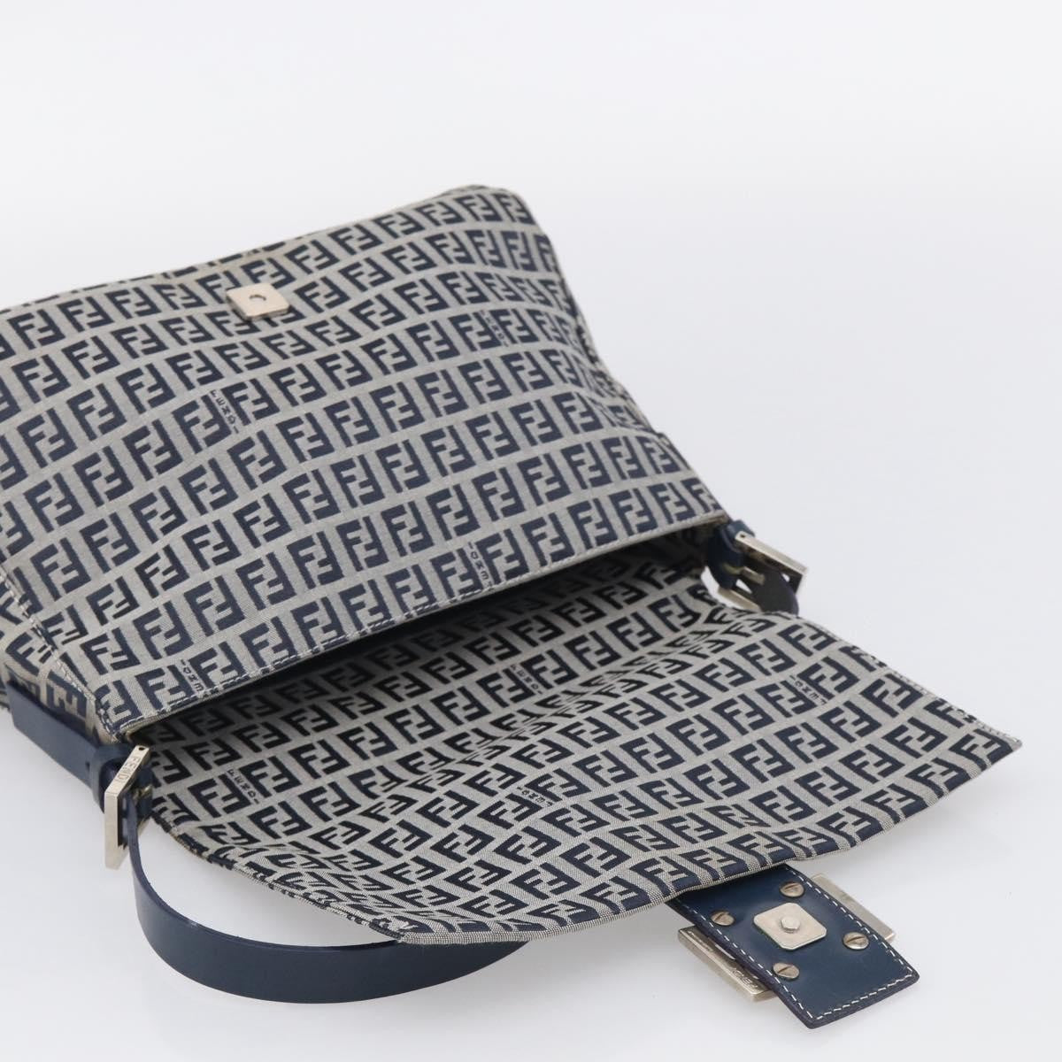 Fendi Fendi mamma baguette Monogram Canvas, Navy, Canvas, Handbag