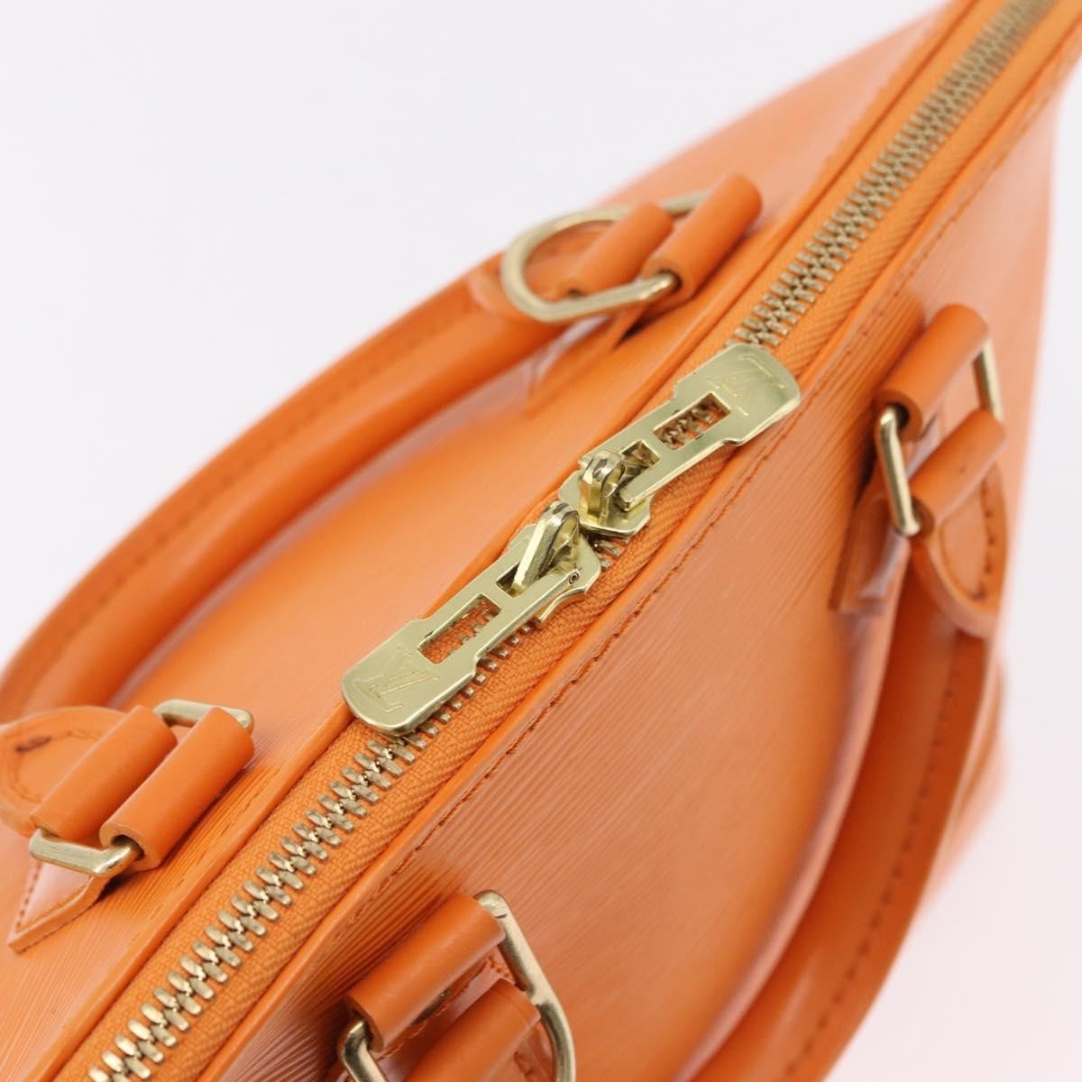 Louis Vuitton Alma Epi Leather, Orange, Leather, Handbag