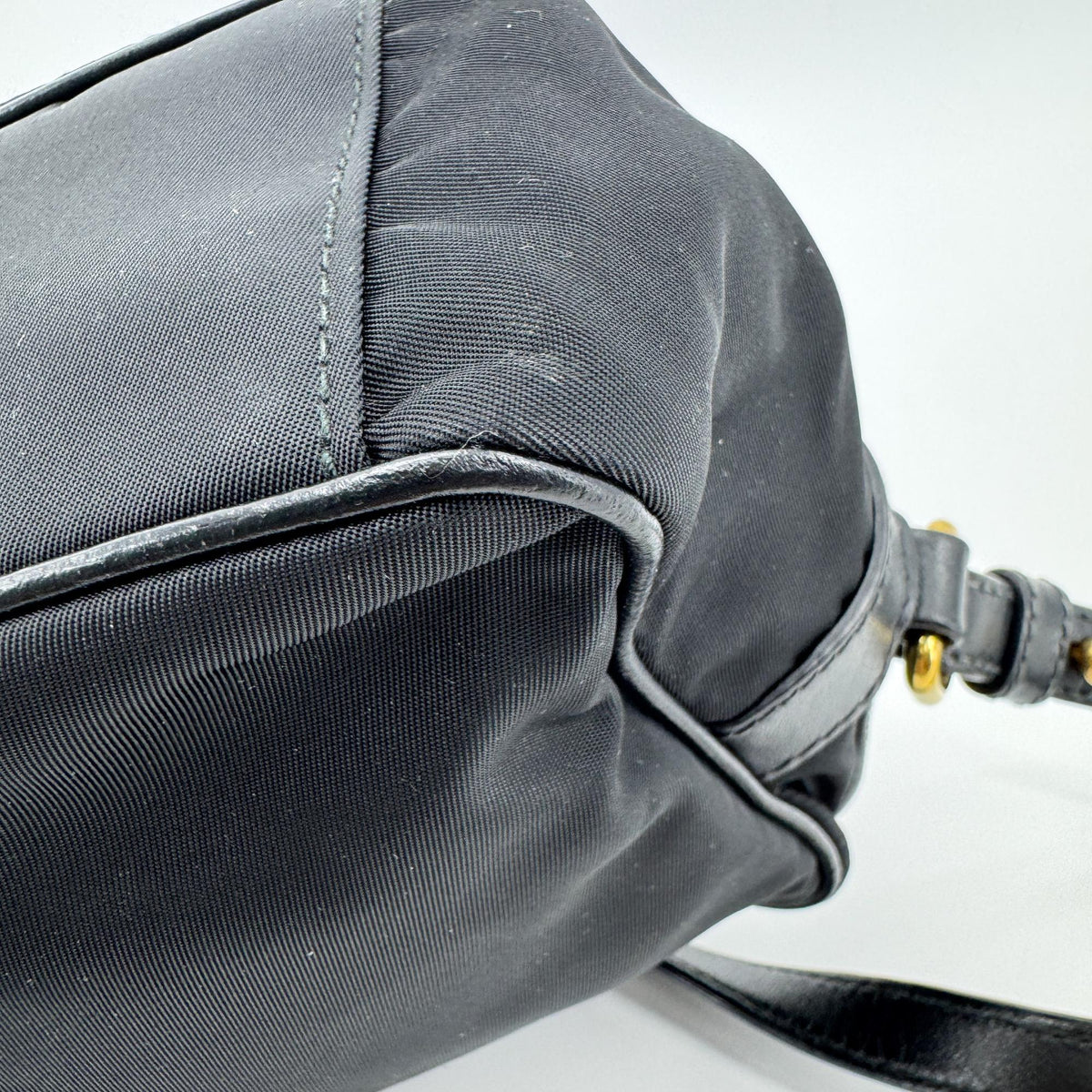 Prada Camera Tessuto, Black, Nylon, Crossbody Bag