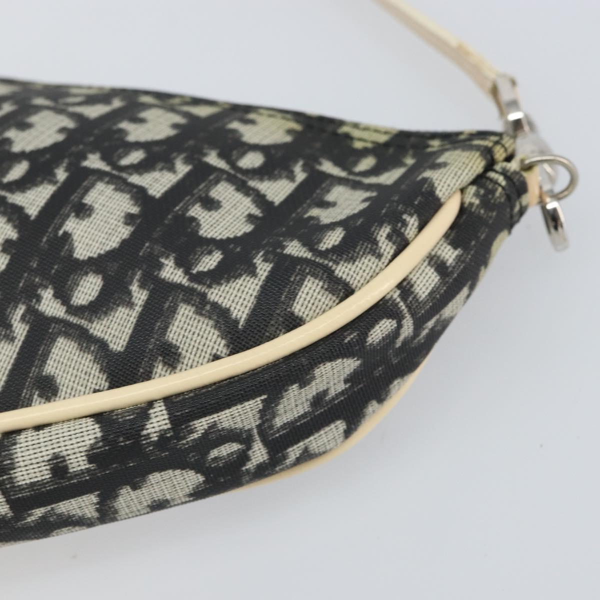Christian Dior Saddle Tripple Pouch Oblique Canvas, BLACK, CANVAS, Shoulder bag