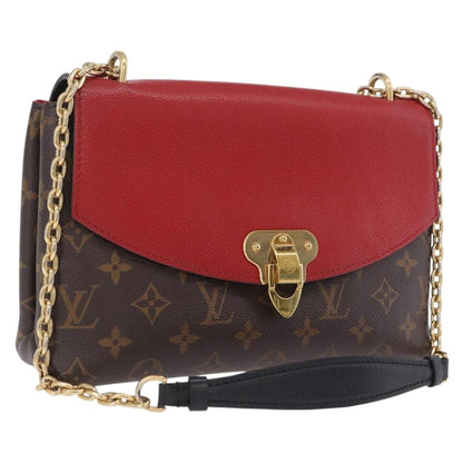 Louis Vuitton Saint Placide Monogram Canvas and Leather, Brown, Canvas, Handbag