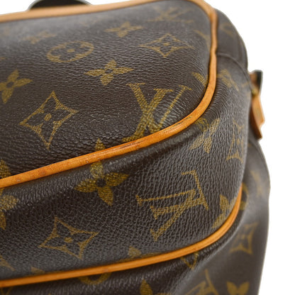 Louis Vuitton Reporter Monogram Canvas, Brown, Canvas, Shoulder Bag