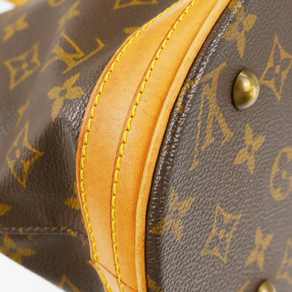 Louis Vuitton Bucket Monogram Canvas, Brown, Canvas, Tote Bag