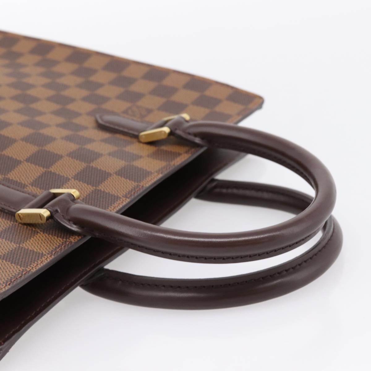 Louis Vuitton Venice Sac Plat Damier, Brown, Canvas, Tote Bag