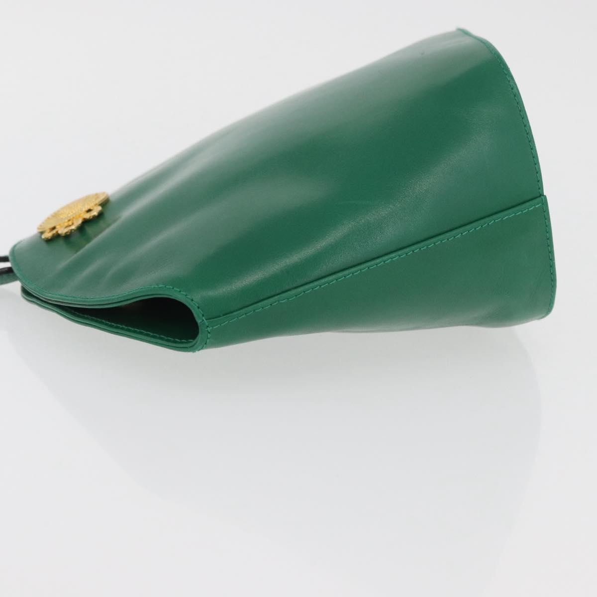 Salvatore Ferragamo Shoulder Bag Leather, Green, Leather, Shoulder Bag