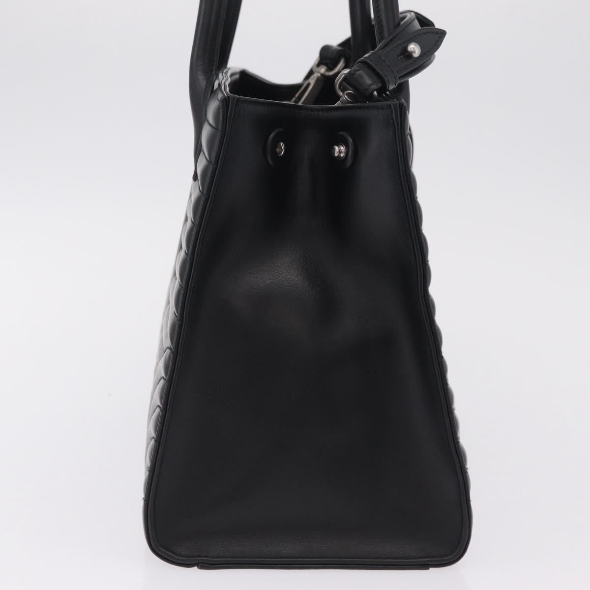 Prada Double Zip Diagramme Quilted Leather, Black, Leather, Tote Bag