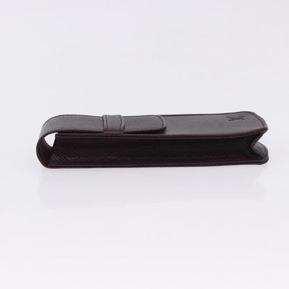 Louis Vuitton Etui à stylo Leather, Brown, Leather, Clutch