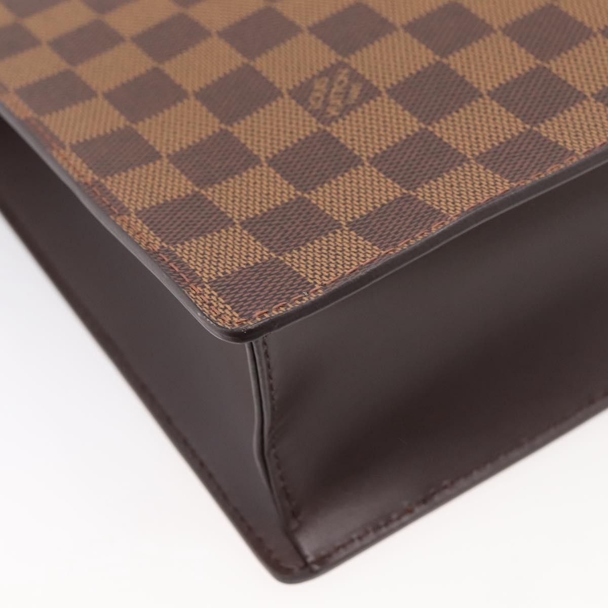 Louis Vuitton Venice Sac Plat Damier, Brown, Canvas, Tote Bag