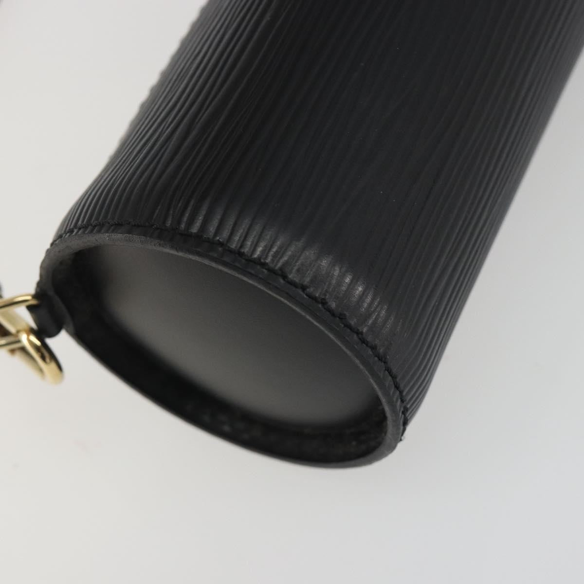 Louis Vuitton Soufflot Pochette Epi Leather, Black, Leather, Clutch