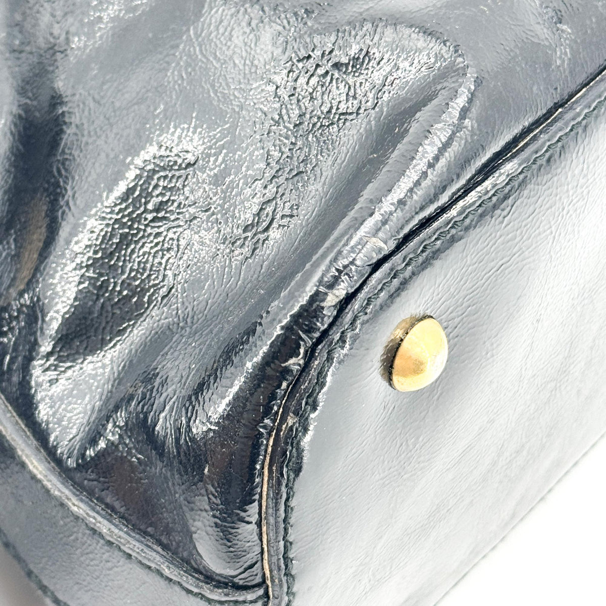 Saint Laurent Muse Patent, Black, Patent Leather, Shoulder Bag