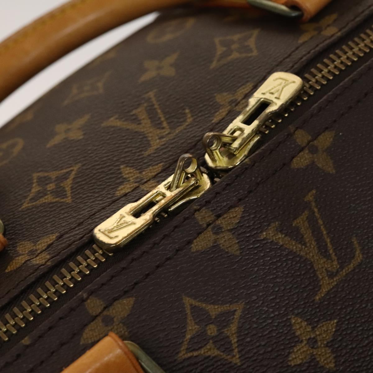 Louis Vuitton Keepall Bag Monogram Canvas, BROWN, CANVAS, Travel bag