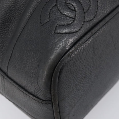 Chanel Vintage CC Drawstring Bucket Caviar, Black, Leather, Handbag