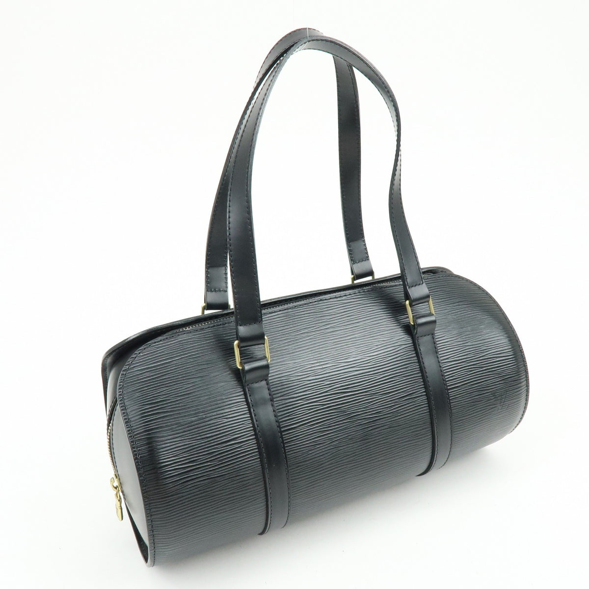 Louis Vuitton Soufflot Epi Leather, Black, Leather, Tote Bag