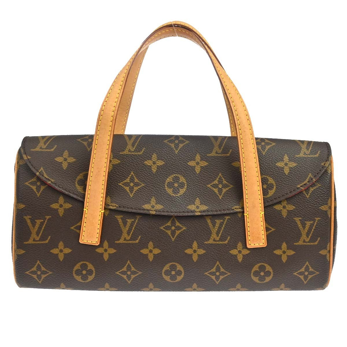 Louis Vuitton Sonatine Monogram Canvas, Brown, Canvas, Handbag