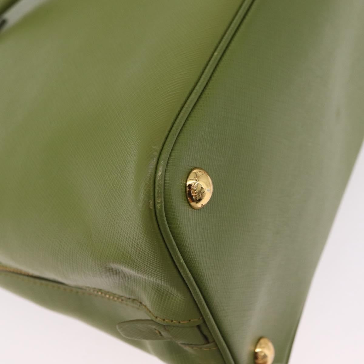 Prada Promenade Saffiano Leather, Green, Leather, Handbag