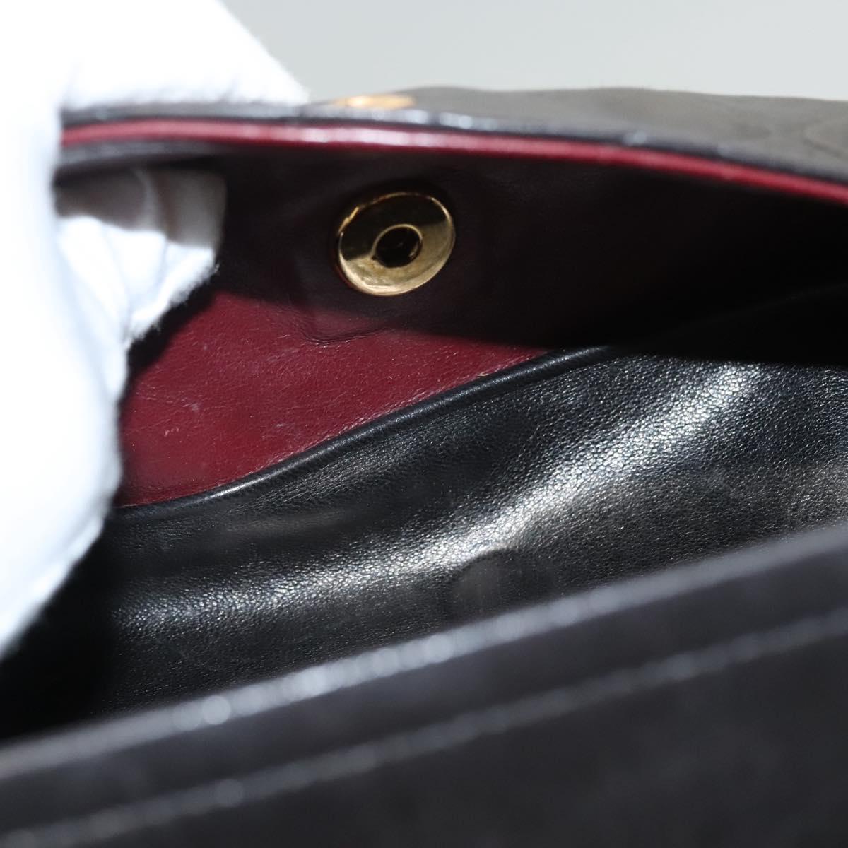 Chanel Vintage Classic Double Flap Bag Quilted Lambskin, BLACK, LEATHER, Shoulder bag