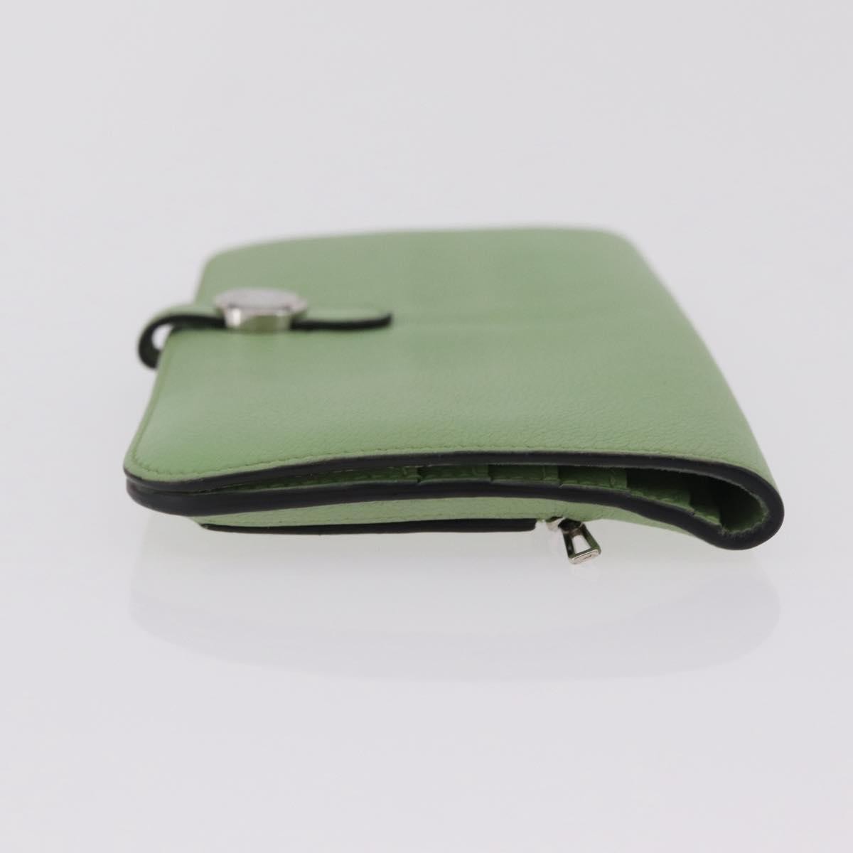 Hermes Dogon Recto Verso Leather, Green, Leather, Wallet