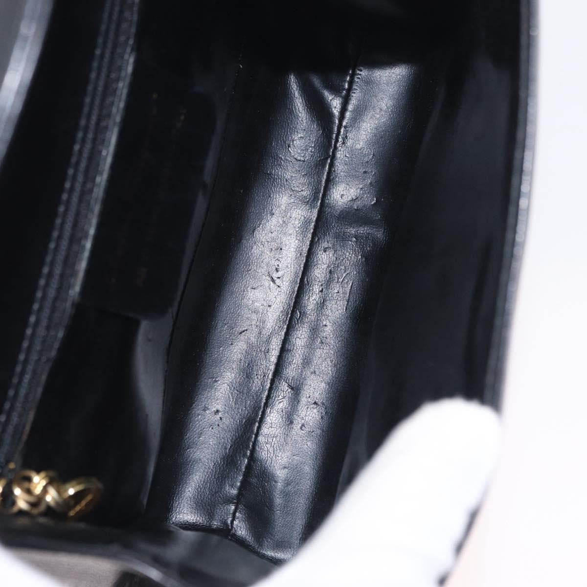 Salvatore Ferragamo Vintage Top handle Leather, Black, Leather, Handbag