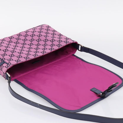 Gucci Children's Messenger GG Canvas, Pink, Canvas, Handbag