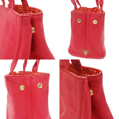 Prada Canapa Canvas, Red, Canvas, Tote Bag