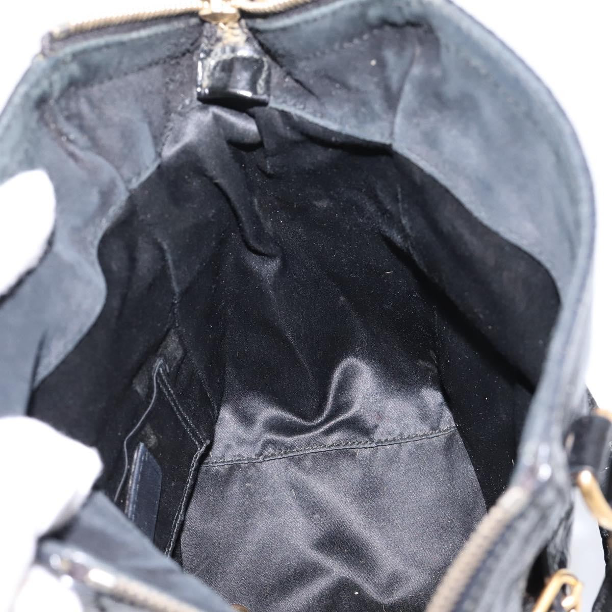 Saint Laurent Downtown Patent, Black, Patent Leather, Tote Bag