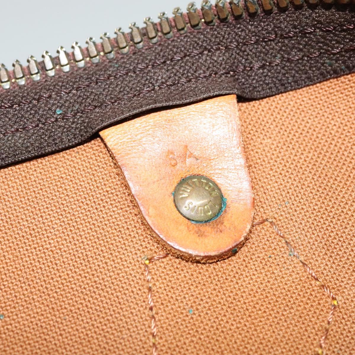 Louis Vuitton Speedy Handbag Monogram Canvas, BROWN, CANVAS, Handbag