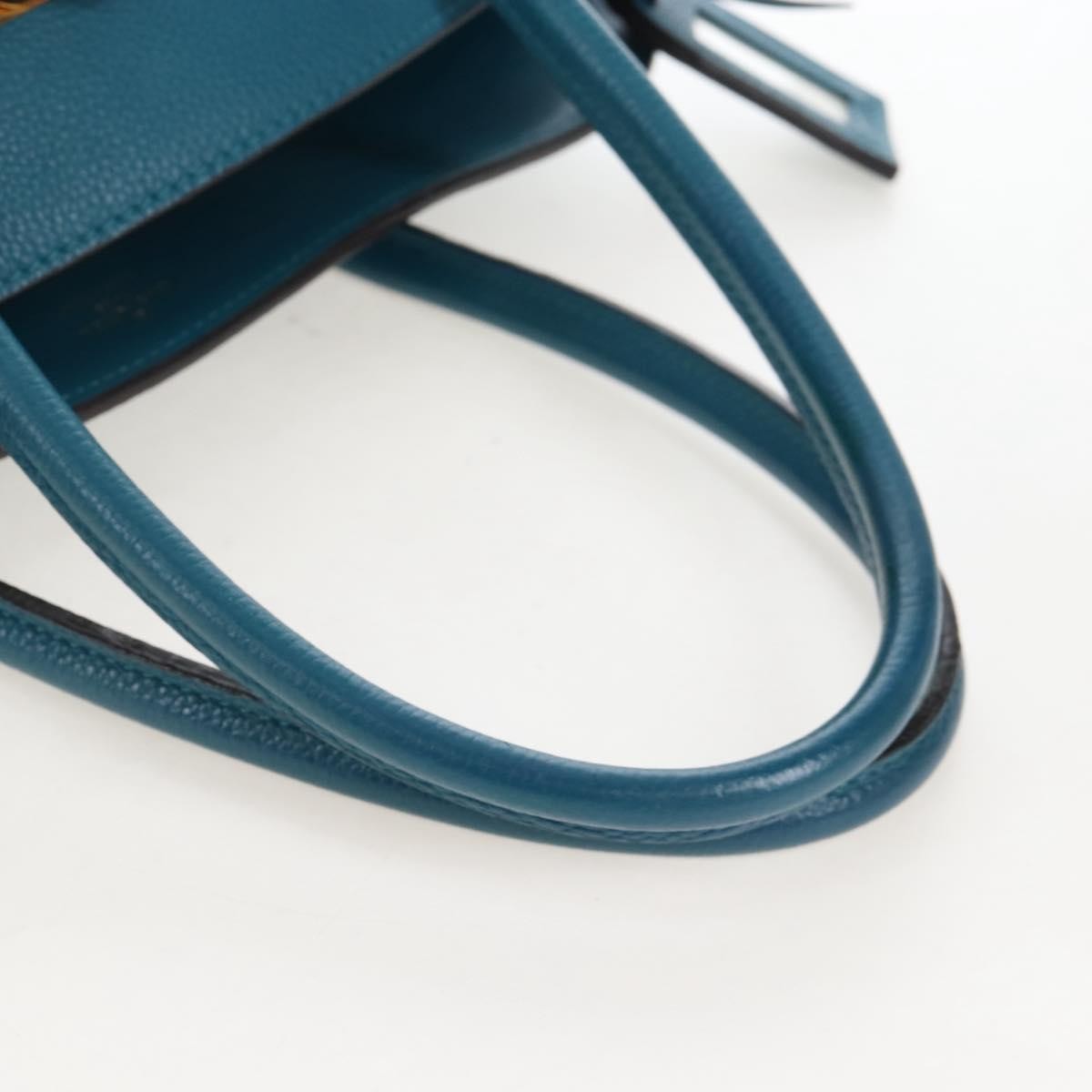 Louis Vuitton Milla Veau Nuage Calfskin, Blue, Leather, Handbag