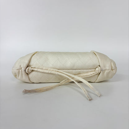 Bottega Veneta Point Leather, White, Other, Shoulder Bag