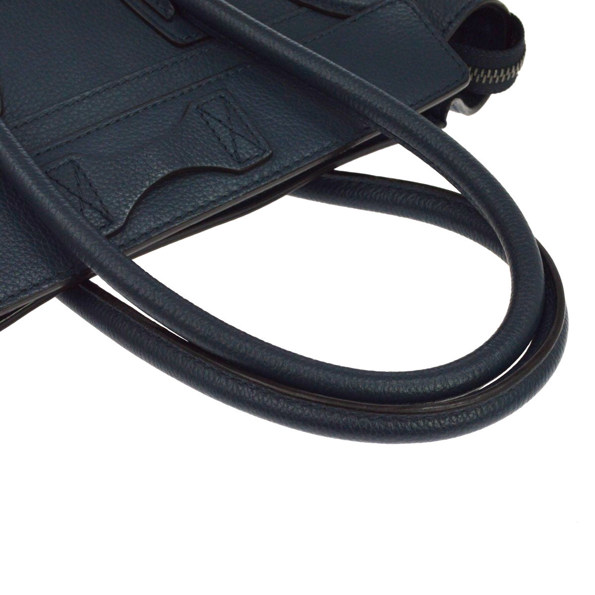 Celine Luggage Grainy Leather, Navy, Leather, Handbag