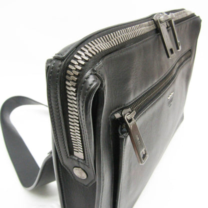 Fendi Convertible Document Holder Leather, Black, Leather, Briefcase