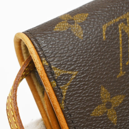 Louis Vuitton Twin Monogram Canvas, Brown, Canvas, Clutch