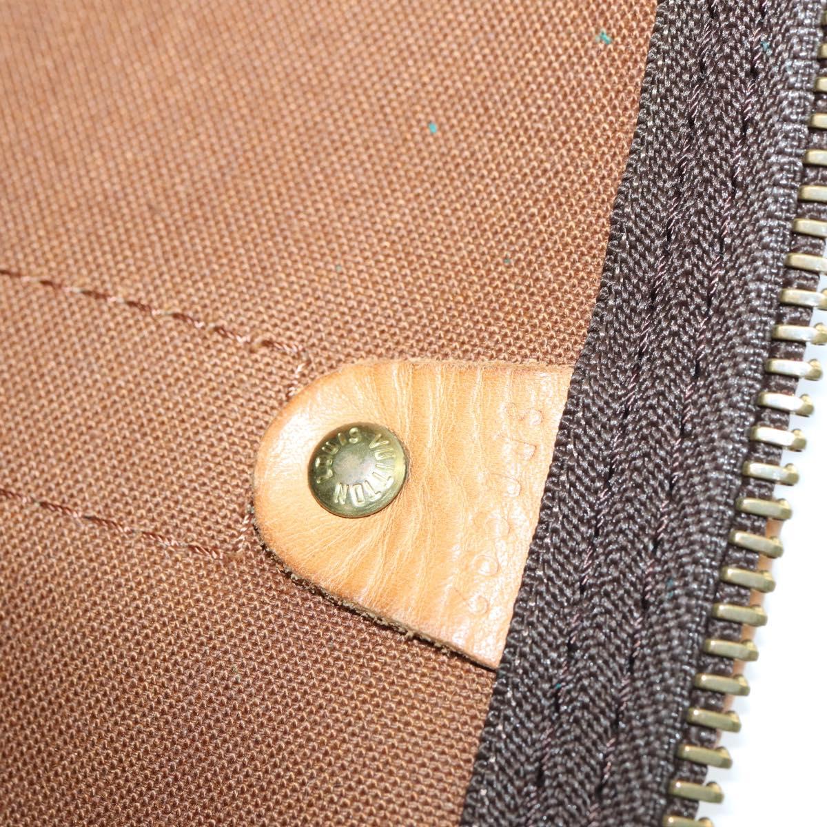 Louis Vuitton Keepall Bag Monogram Canvas, BROWN, CANVAS, Travel bag