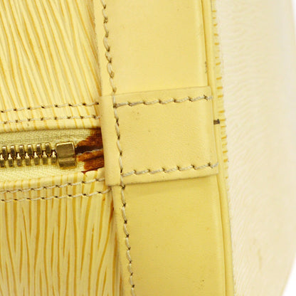 Louis Vuitton Alma Epi Leather, Yellow, Leather, Handbag