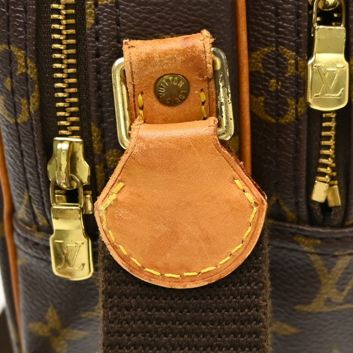 Louis Vuitton Reporter Monogram Canvas, Brown, Canvas, Shoulder Bag