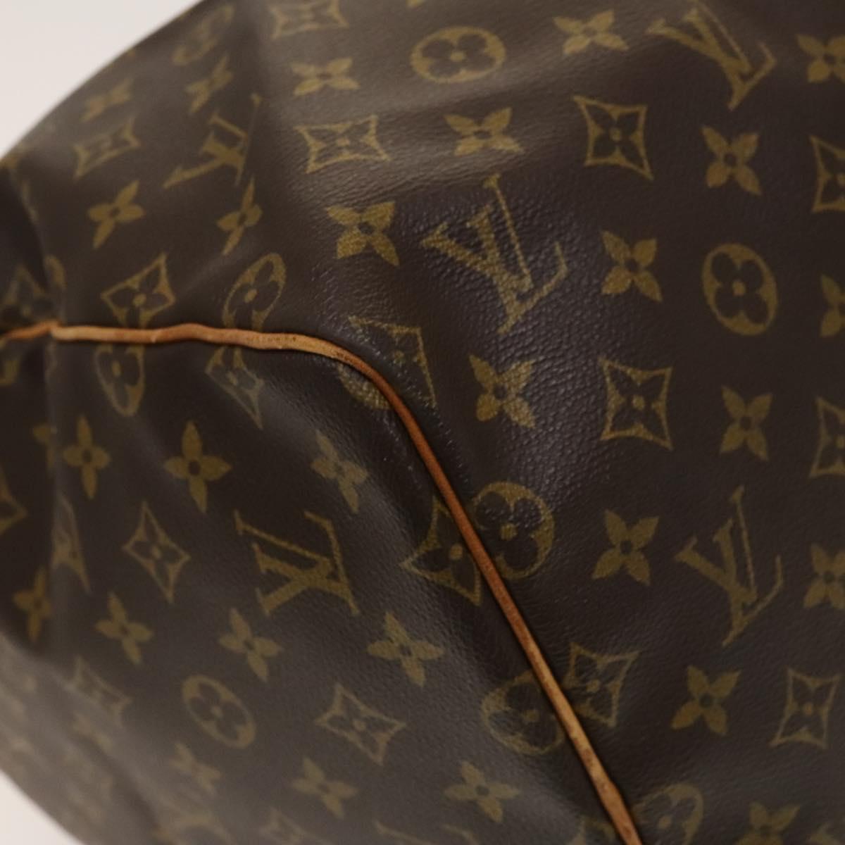 Louis Vuitton Keepall Bag Monogram Canvas, BROWN, CANVAS, Travel bag