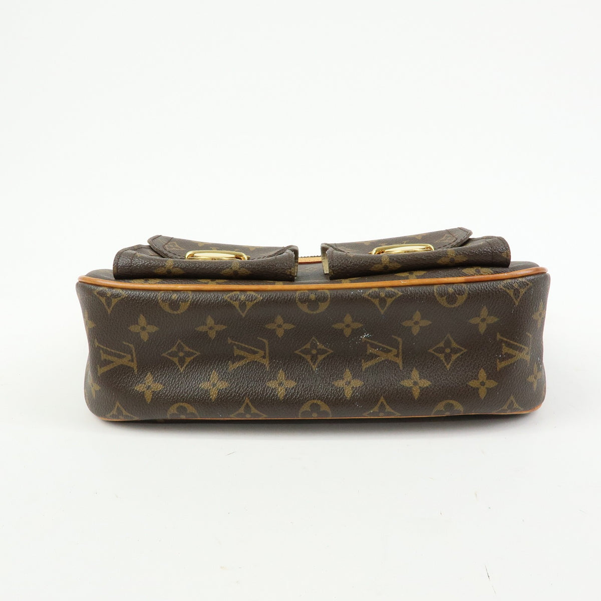 Louis Vuitton Hudson Monogram Canvas, Brown, Canvas, Handbag