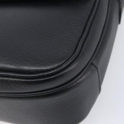 Gucci Shoulder Leather, Black, Leather, Shoulder Bag