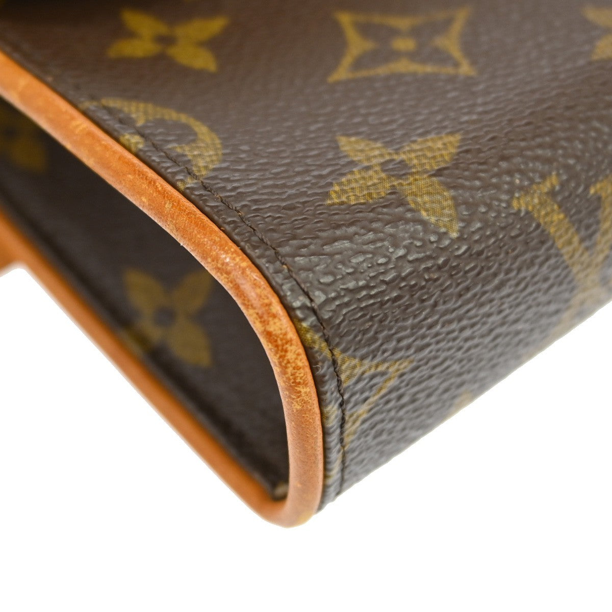 Louis Vuitton Florentine Monogram, Brown, Canvas, Clutch