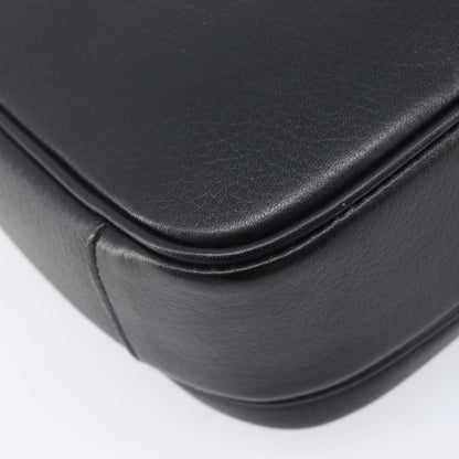Gucci Shoulder Leather, Black, Leather, Shoulder Bag