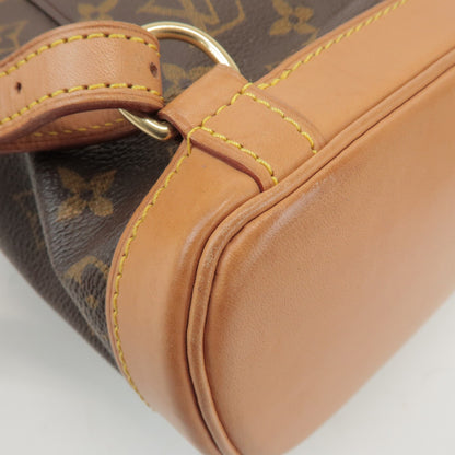 Louis Vuitton Vintage Montsouris Monogram Canvas, Brown, Canvas, Backpack