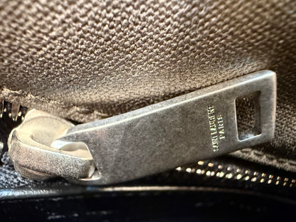 Saint Laurent Niki Messenger Nylon, Gray, Nylon, Crossbody Bag